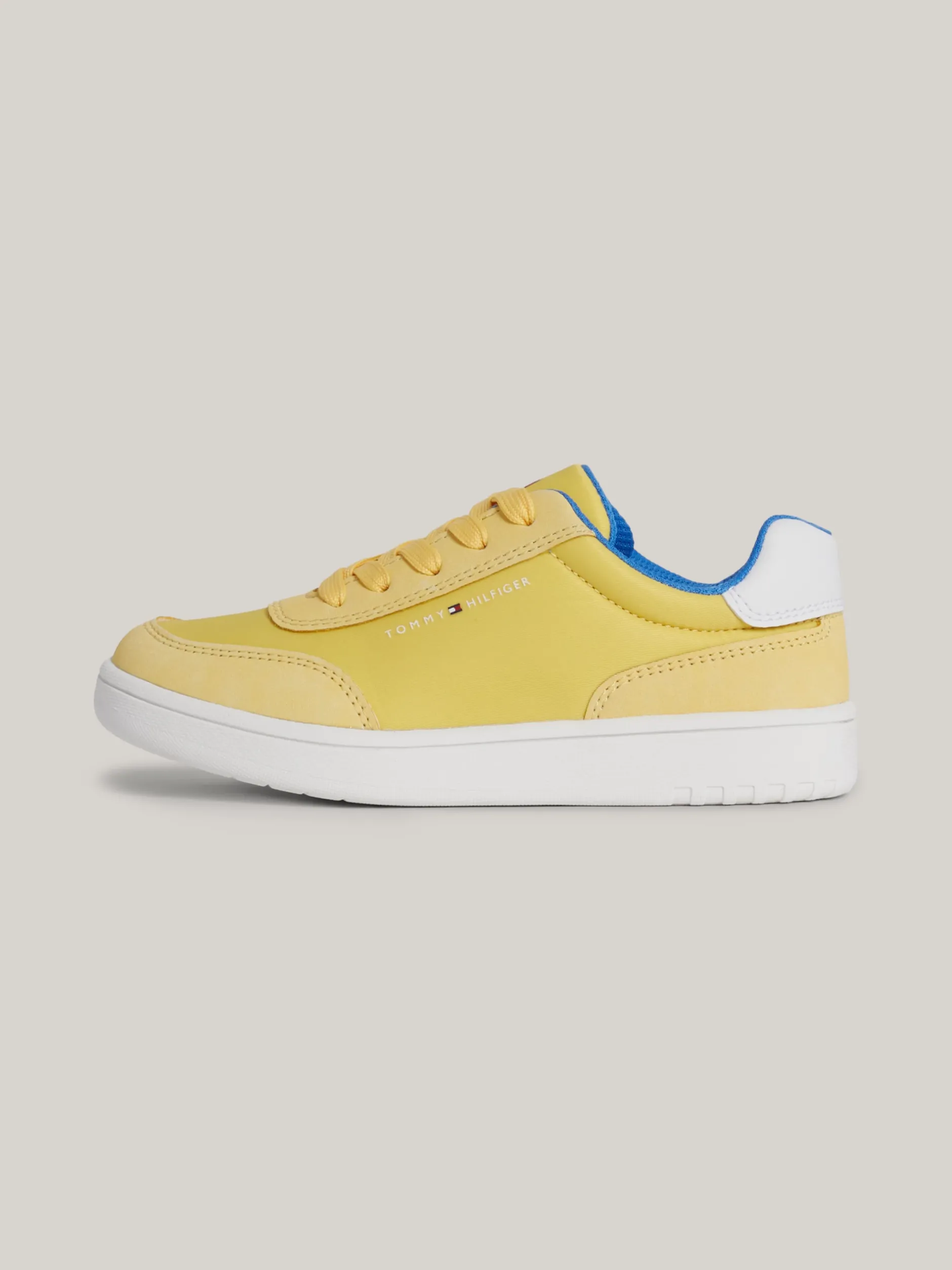 Obuwie I Akcesoria|Obuwie I Akcesoria*Tommy Hilfiger Sznurowane Buty Sportowe O Mieszanej Fakturze YELLOW