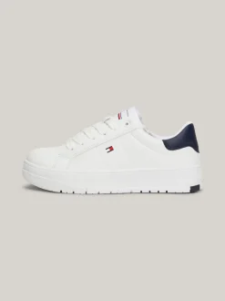 Obuwie I Akcesoria|Obuwie I Akcesoria*Tommy Hilfiger Sznurowane Buty Sportowe Na Grubej Podeszwie WHITE/BLUE