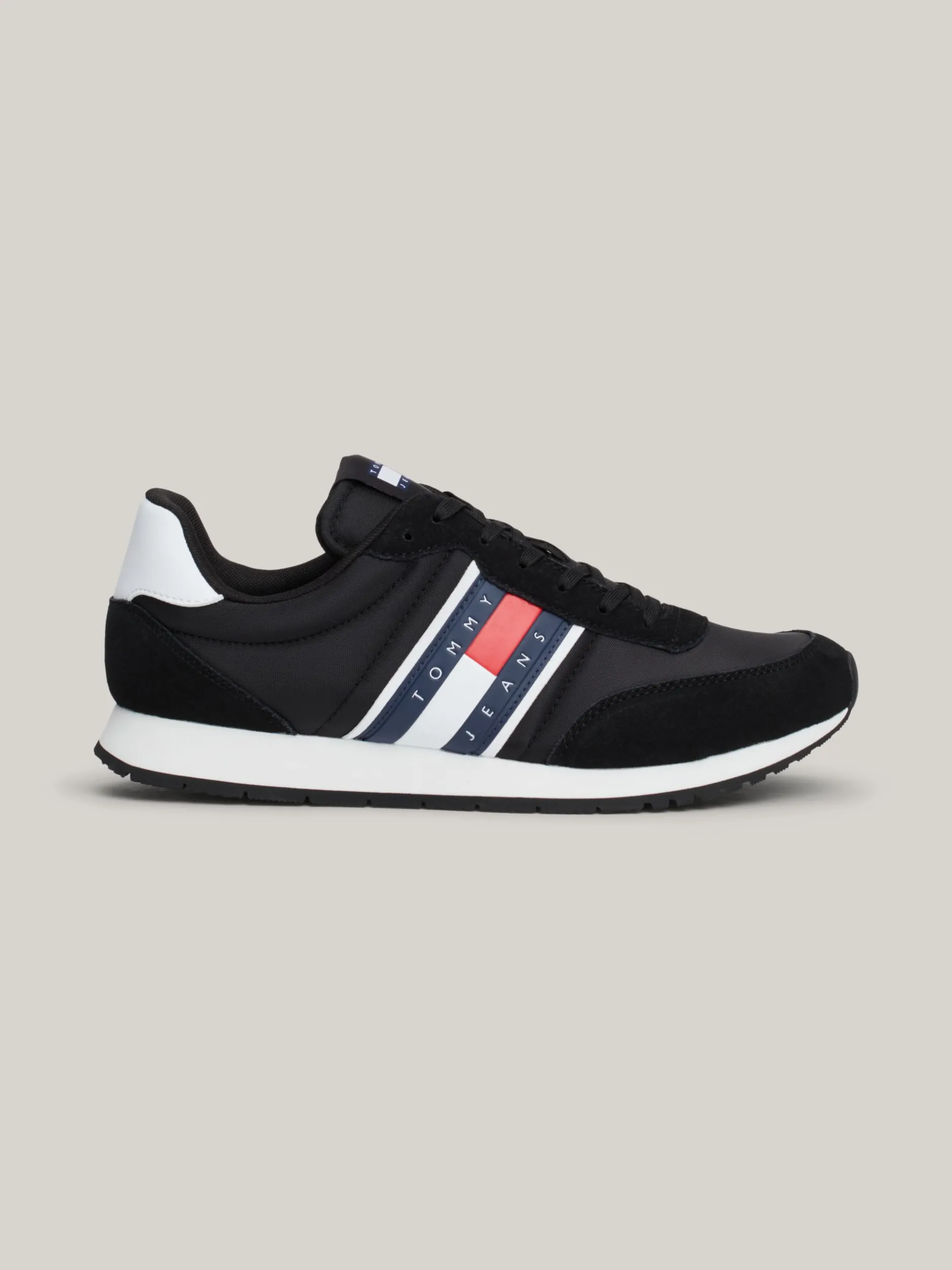 Sneakersy*Tommy Hilfiger Sznurowane Buty Sportowe Do Biegania Z Logo BLACK