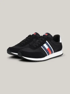 Sneakersy*Tommy Hilfiger Sznurowane Buty Sportowe Do Biegania Z Logo BLACK