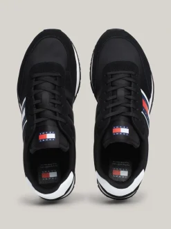 Sneakersy*Tommy Hilfiger Sznurowane Buty Sportowe Do Biegania Z Logo BLACK