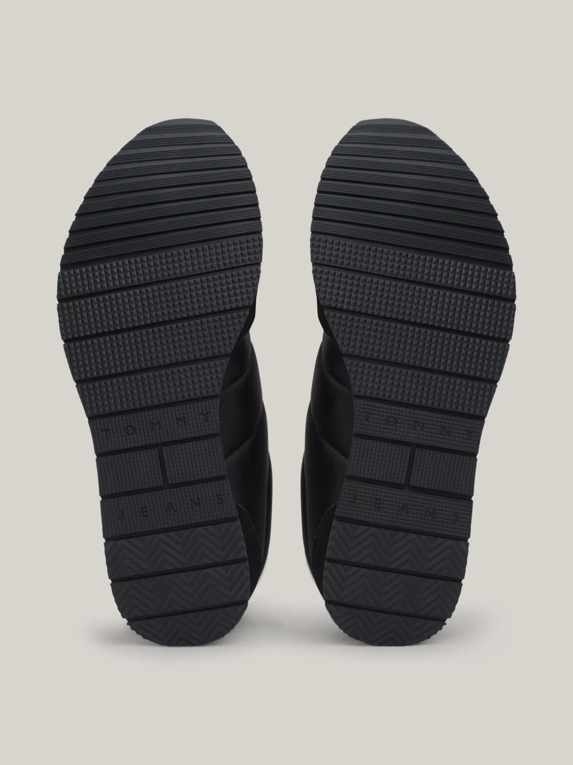 Sneakersy*Tommy Hilfiger Sznurowane Buty Sportowe Do Biegania Z Logo BLACK