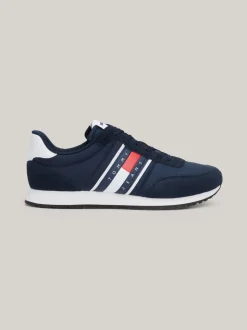 Sneakersy*Tommy Hilfiger Sznurowane Buty Sportowe Do Biegania Z Logo DARK NIGHT NAVY
