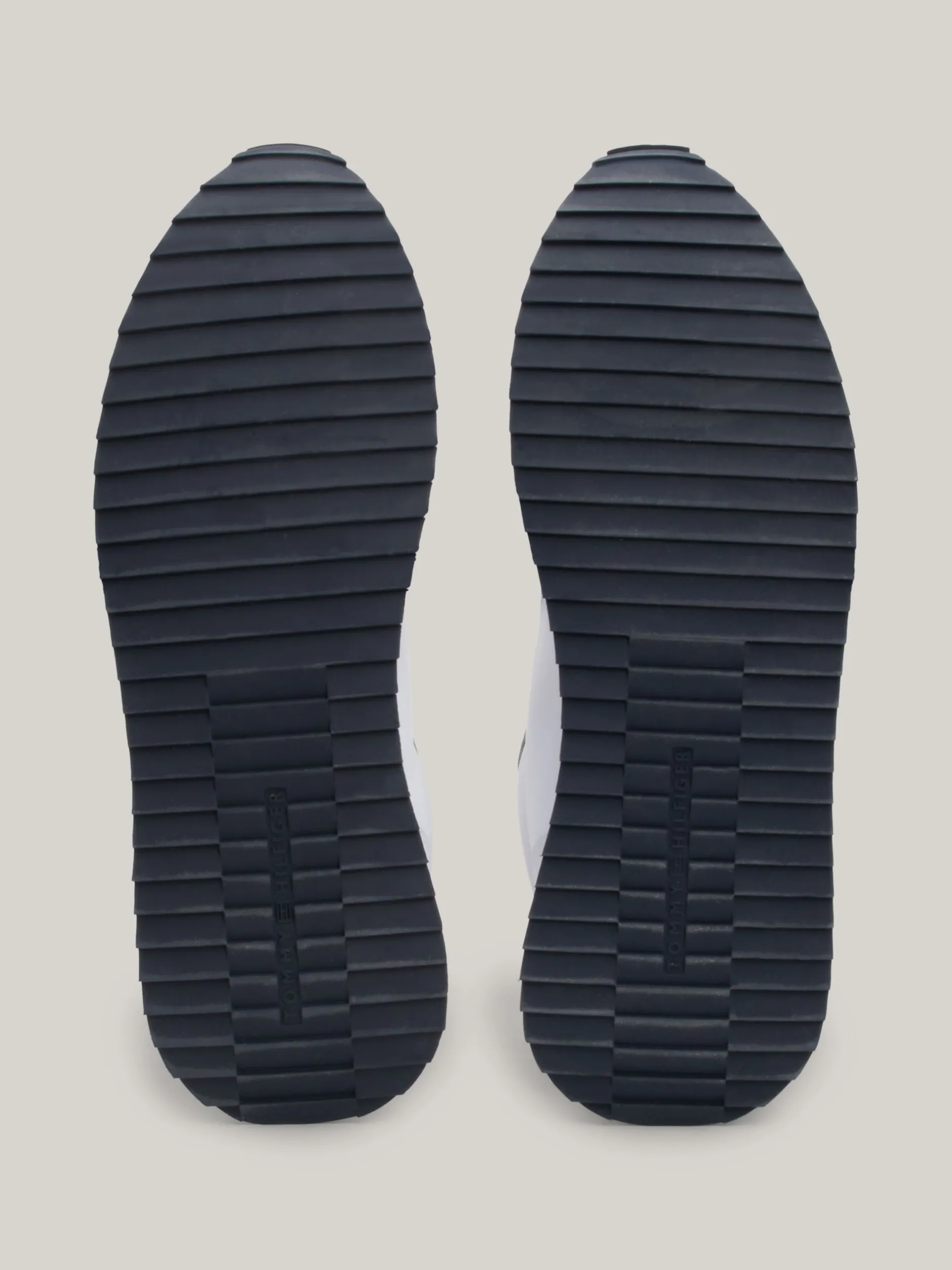 White Trainers|Sneakersy*Tommy Hilfiger Sznurowane Buty Sportowe Z Sygnowaną Taśmą WHITE