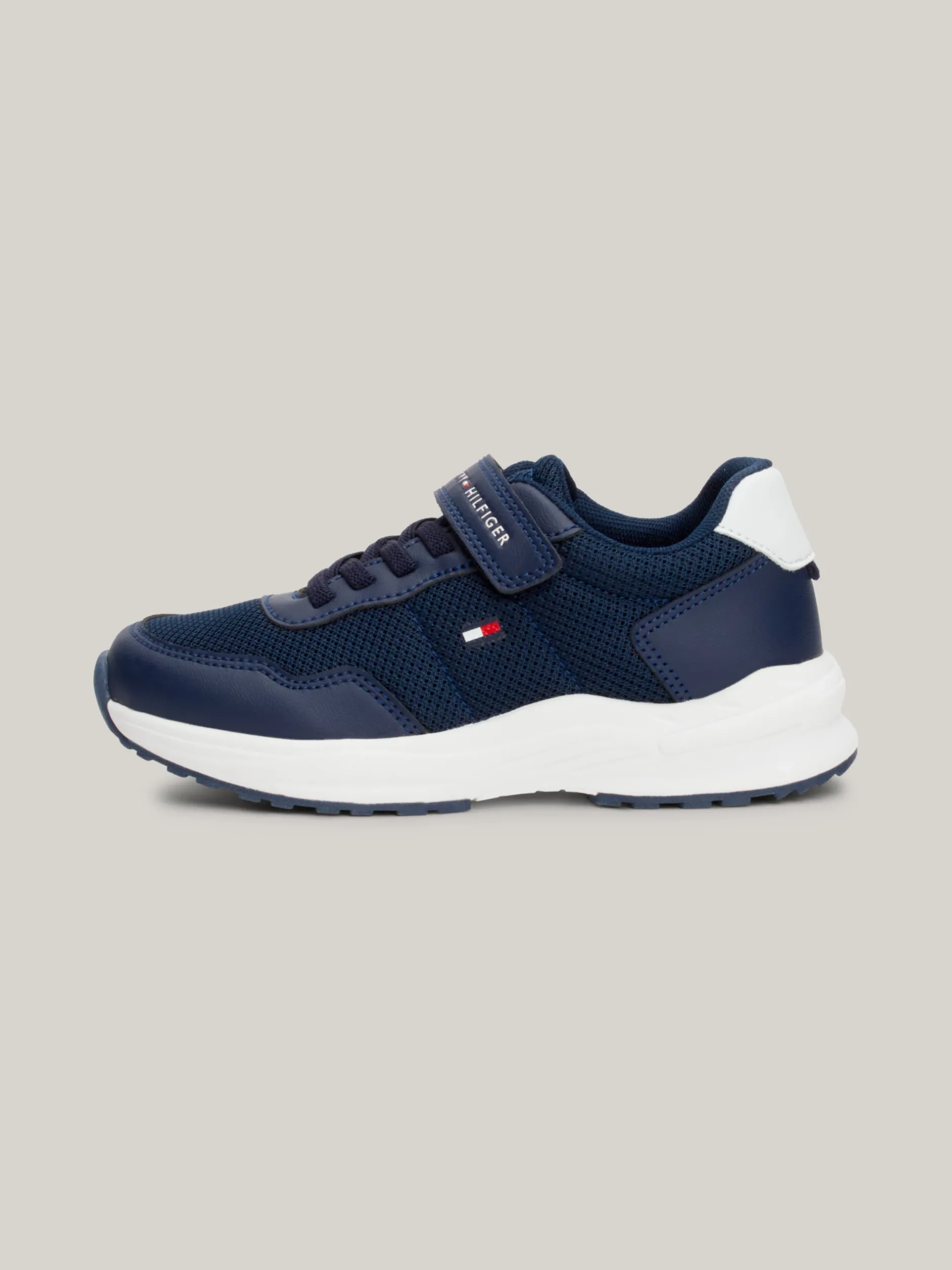 Obuwie I Akcesoria|Obuwie I Akcesoria*Tommy Hilfiger Sznurowane Buty Z Logo I Zapięciem Na Rzepy BLUE