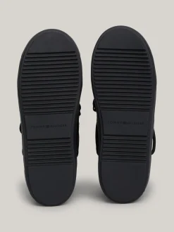 Botki*Tommy Hilfiger Sznurowane śniegowce TH Monogram BLACK