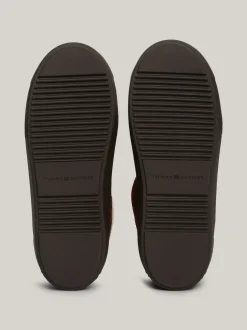 Botki*Tommy Hilfiger Sznurowane śniegowce Z Ciepłą Wyściółką COGNAC BROWN