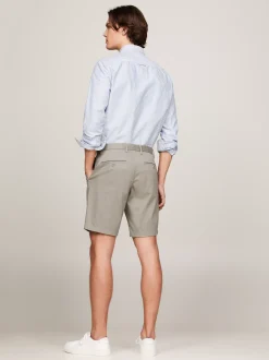 Szorty*Tommy Hilfiger Szorty Brooklyn W Stylu Chinosów Z Kolekcji 1985 HYDROGEN GREY