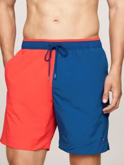 Stroje Kąpielowe*Tommy Hilfiger Szorty Do Pływania O Dłuższym Kroju ANCHOR BLUE