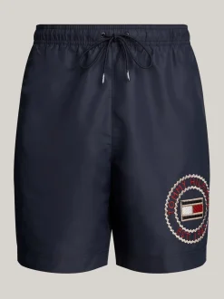 Stroje Kąpielowe*Tommy Hilfiger Szorty Do Pływania Z Logo Hilfiger DESERT SKY