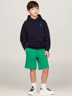 Spodnie, Szorty I Spódnice|Spodnie I Szorty*Tommy Hilfiger Szorty Dresowe TH Monogram OLYMPIC GREEN