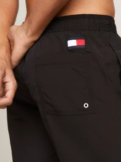 Stroje Kąpielowe*Tommy Hilfiger Szorty Kąpielowe Do Połowy Długości BLACK