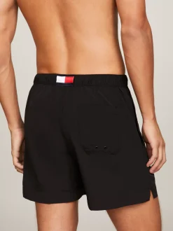 Stroje Kąpielowe*Tommy Hilfiger Szorty Kąpielowe Essential Do Połowy Uda BLACK
