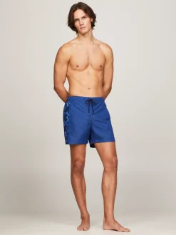 Stroje Kąpielowe*Tommy Hilfiger Szorty Kąpielowe Z Monogramem TH REACTIVE MONOGRAM DESERT SKY