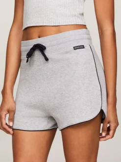 Stroje Domowe*Tommy Hilfiger Szorty Od Piżamy Z Kolekcji Hilfiger Monotype LIGHT GREY HT