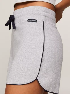 Stroje Domowe*Tommy Hilfiger Szorty Od Piżamy Z Kolekcji Hilfiger Monotype LIGHT GREY HT