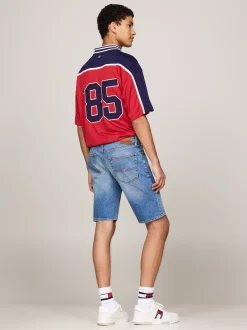 Szorty*Tommy Hilfiger Szorty Scanton Z Denimu Z Efektem Wyblaknięcia DENIM MEDIUM