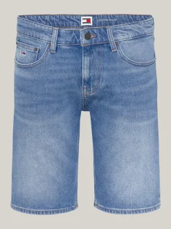 Szorty*Tommy Hilfiger Szorty Scanton Z Denimu Z Efektem Wyblaknięcia DENIM MEDIUM