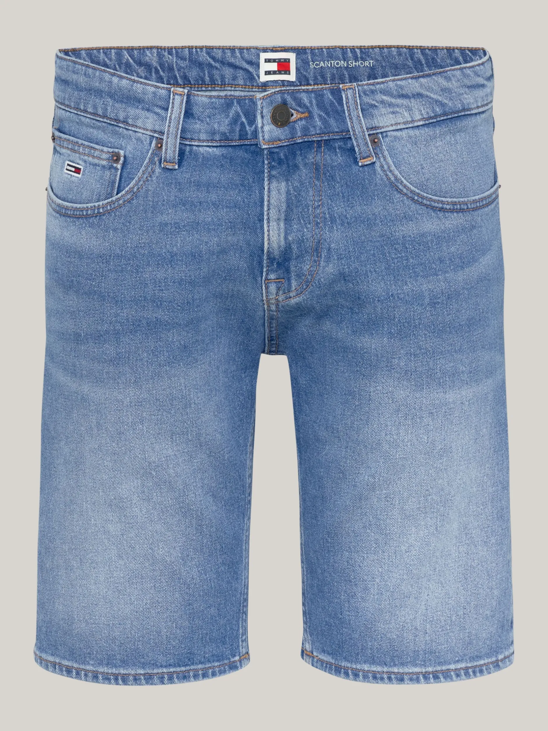 Szorty*Tommy Hilfiger Szorty Scanton Z Denimu Z Efektem Wyblaknięcia DENIM MEDIUM