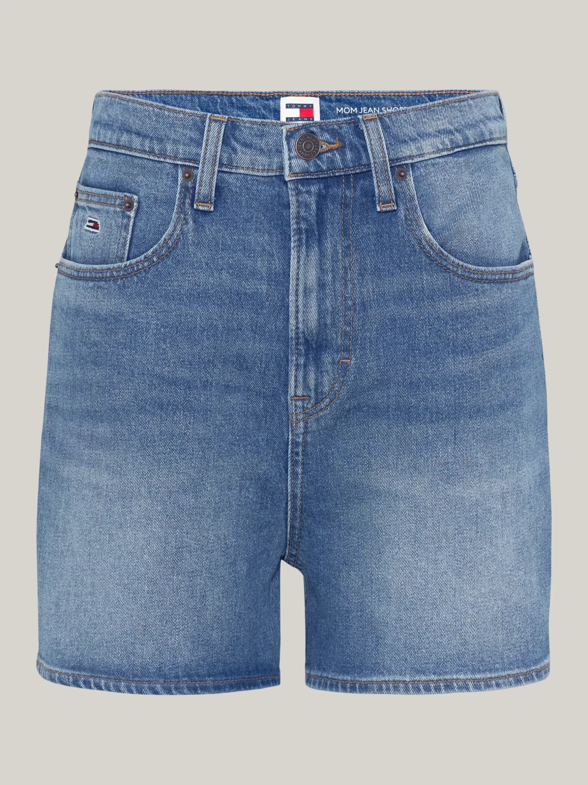 Szorty*Tommy Hilfiger Szorty Z Denimu Z Bardzo Wysokim Stanem DENIM MEDIUM