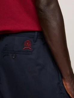 Szorty*Tommy Hilfiger Szorty-chinosy Z Szerokimi Nogawkami DESERT SKY
