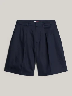 Szorty*Tommy Hilfiger Szorty-chinosy Z Szerokimi Nogawkami DESERT SKY
