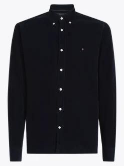 Koszule*Tommy Hilfiger Sztruksowa Koszula O Regularnym Kroju DESERT SKY