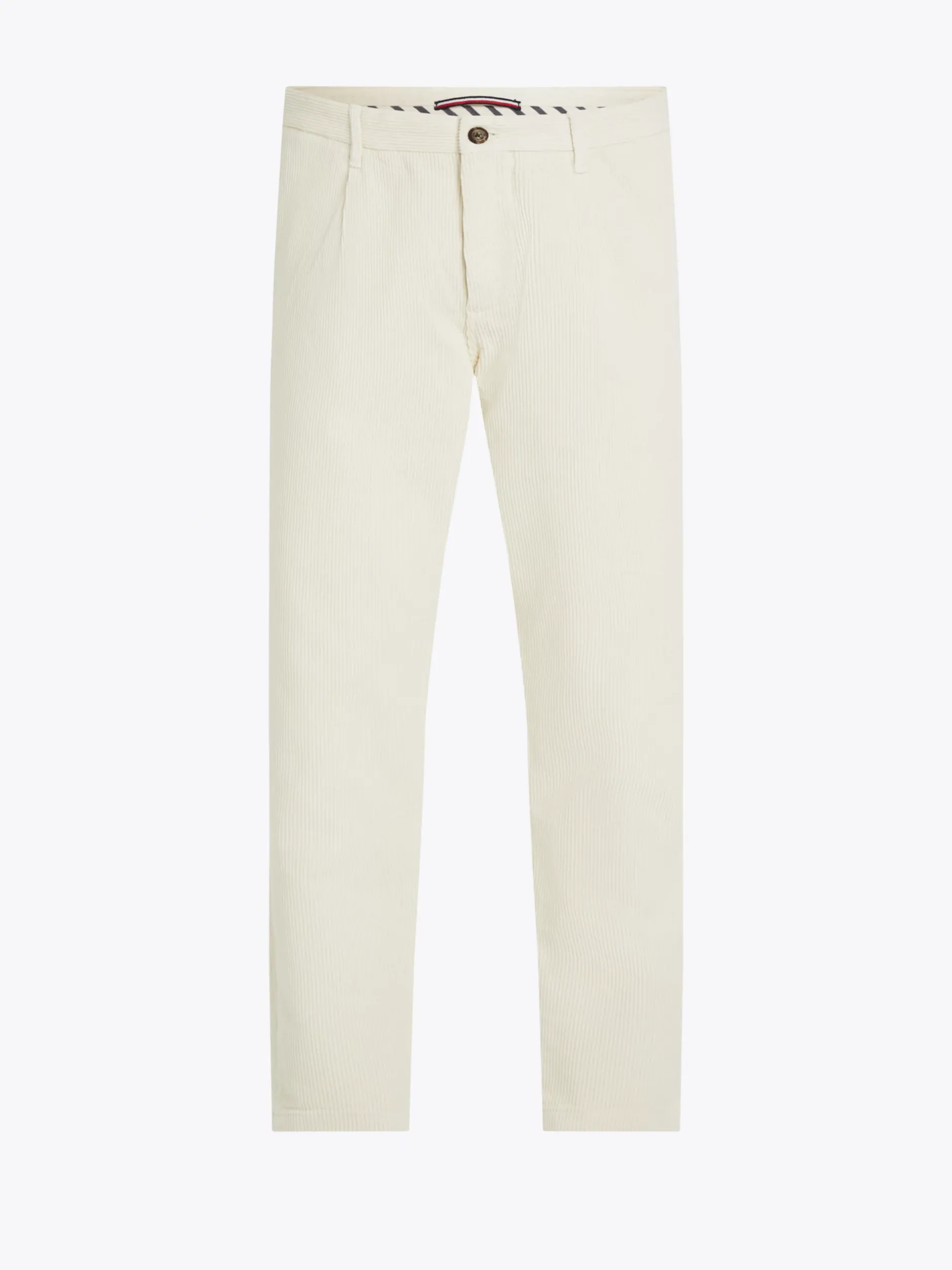 Spodnie*Tommy Hilfiger Sztruksowe Chinosy Harlem IVORY