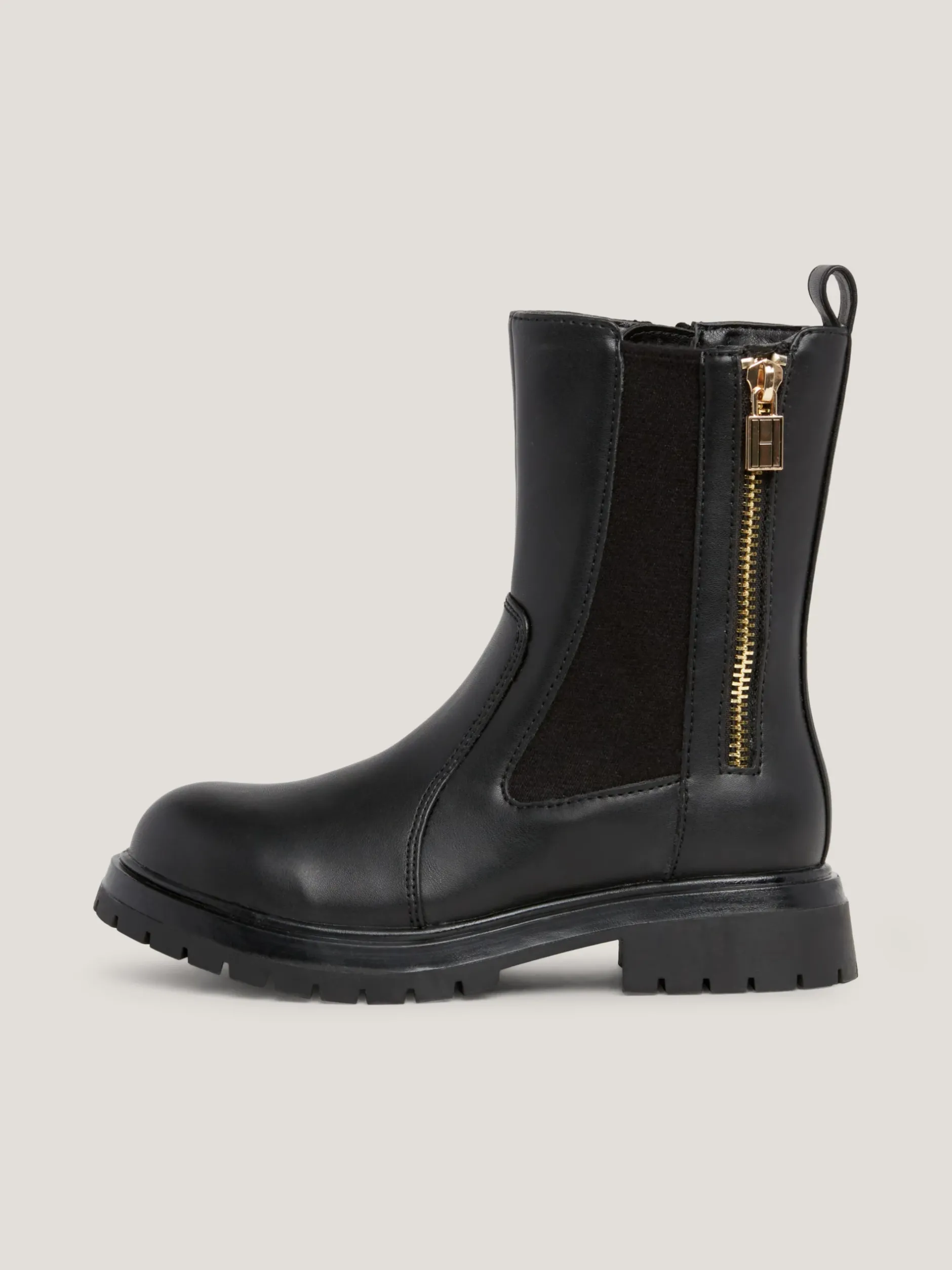 Obuwie I Akcesoria*Tommy Hilfiger Sztyblety Na Podeszwie Z Protektorem BLACK