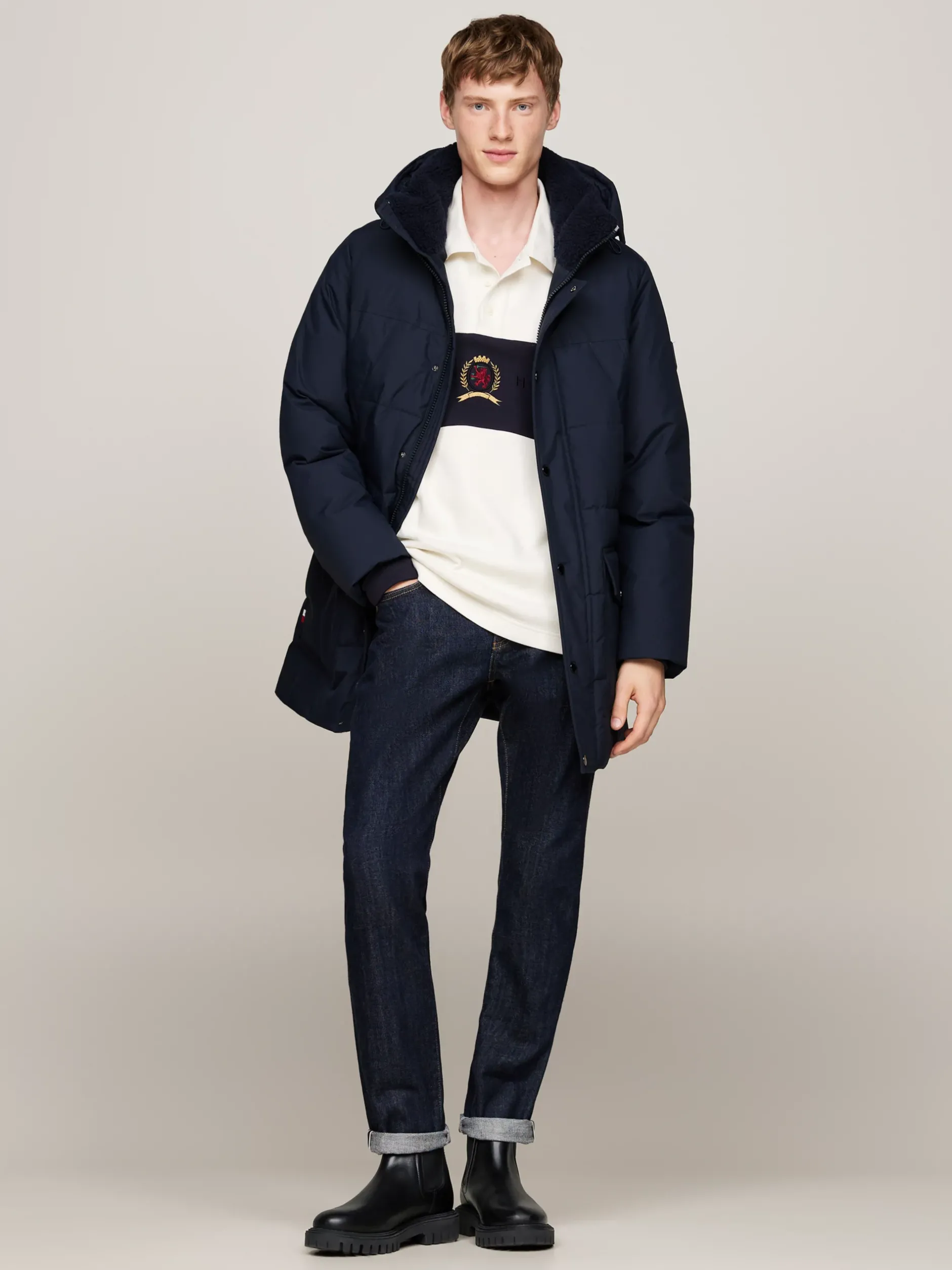 Sztyblety|Buty*Tommy Hilfiger Sztyblety Z Ciepłą Wyściółką BLACK