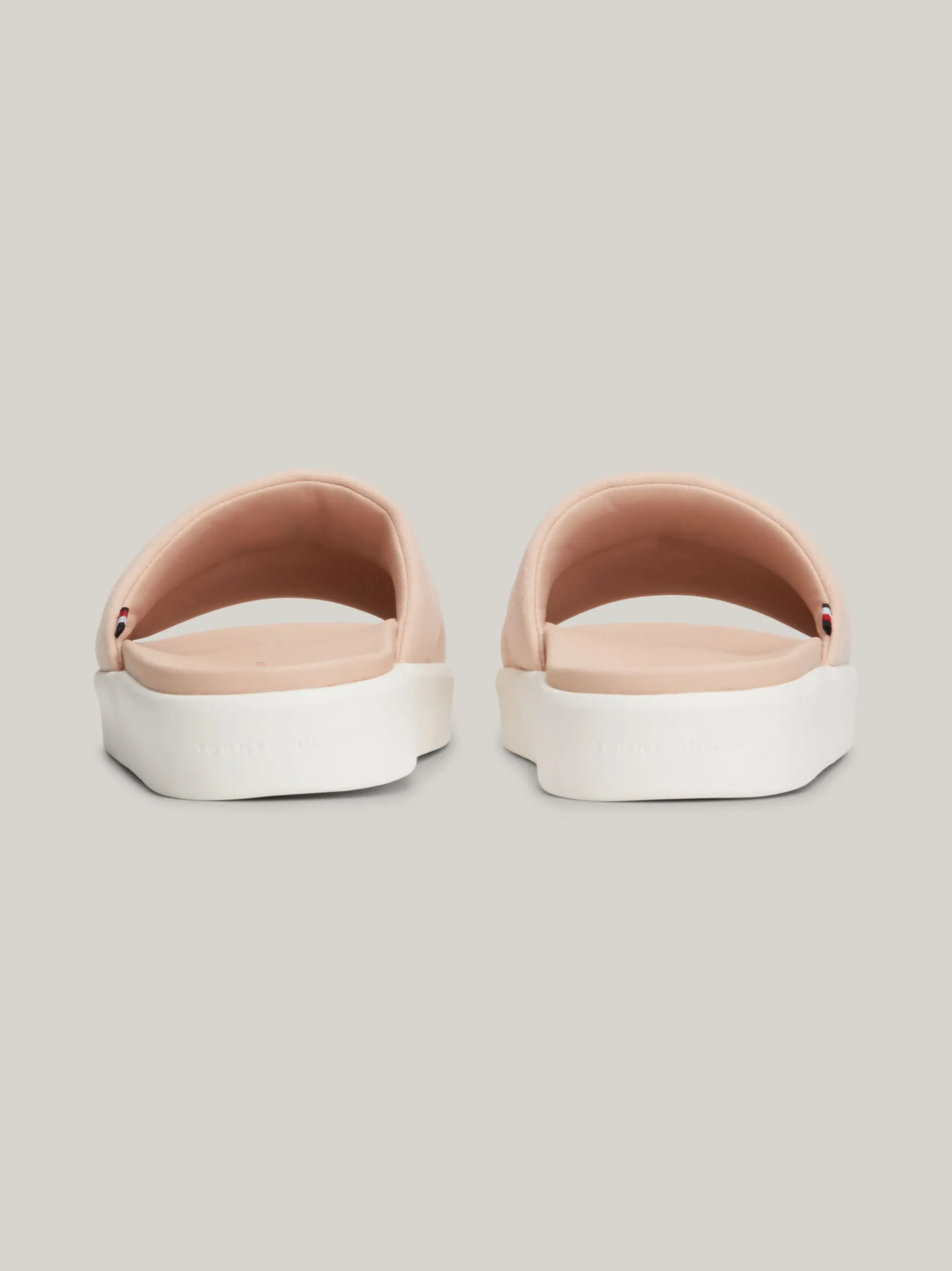 Sandały*Tommy Hilfiger Szykowne Klapki Basenowe Z Kolekcji Casual PINK BLOOM