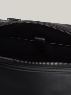 Duże Torby*Tommy Hilfiger Teksturowana Torba Weekendowa TH MONOGRAM