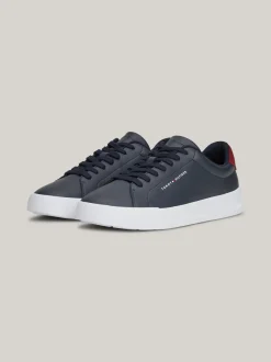 Sneakersy*Tommy Hilfiger Tenisówki Essential O Groszkowej Fakturze DESERT SKY