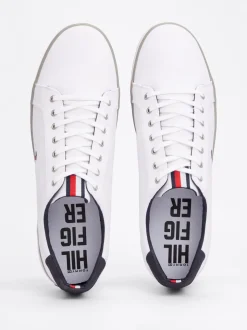 White Trainers|Sneakersy*Tommy Hilfiger Tenisówki Płócienne Sznurowane WHITE