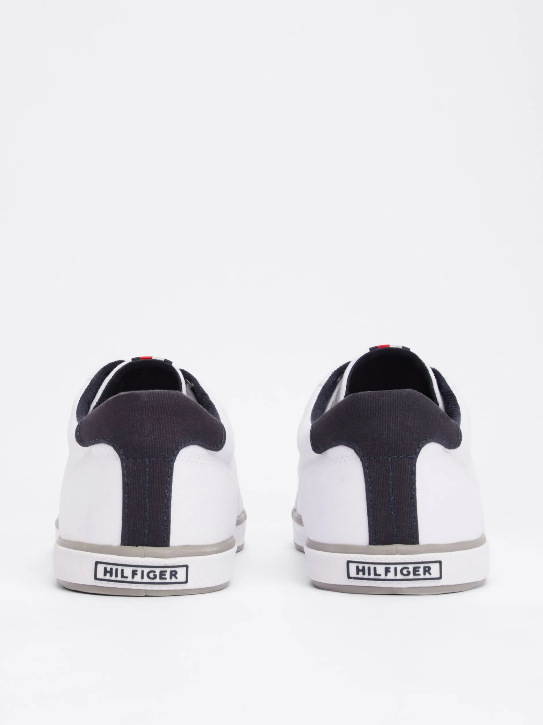 White Trainers|Sneakersy*Tommy Hilfiger Tenisówki Płócienne Sznurowane WHITE