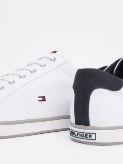 White Trainers|Sneakersy*Tommy Hilfiger Tenisówki Płócienne Sznurowane WHITE