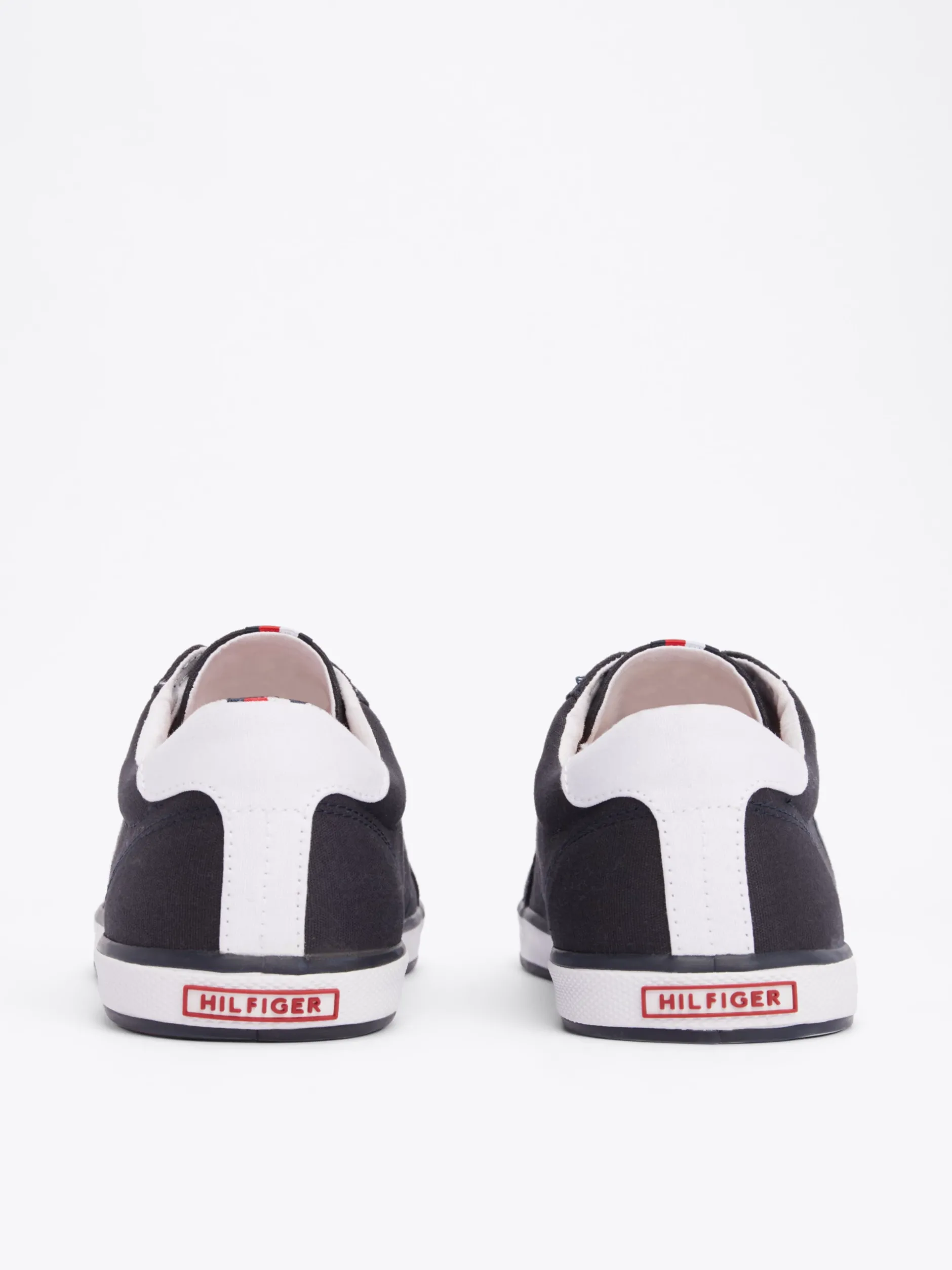 Sneakersy*Tommy Hilfiger Tenisówki Płócienne Sznurowane MIDNIGHT