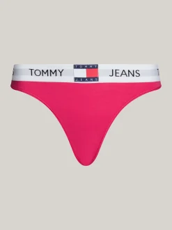 Figi|Bielizna*Tommy Hilfiger Thongi Heritage Z Logo Na Pasku GYPSY ROSE
