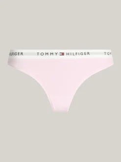 Figi|Bielizna*Tommy Hilfiger Thongi Hilfiger Icon Z Logo W Talii LIGHT PINK