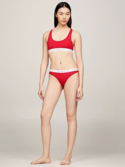 Figi|Bielizna*Tommy Hilfiger Thongi Hilfiger Icon Z Logo W Talii PRIMARY RED