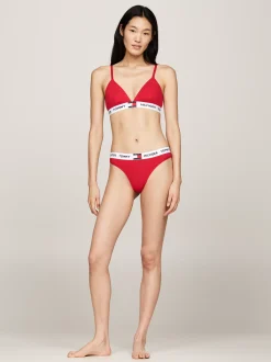 Figi|Bielizna*Tommy Hilfiger Thongi TH Heritage Z Logo PRIMARY RED