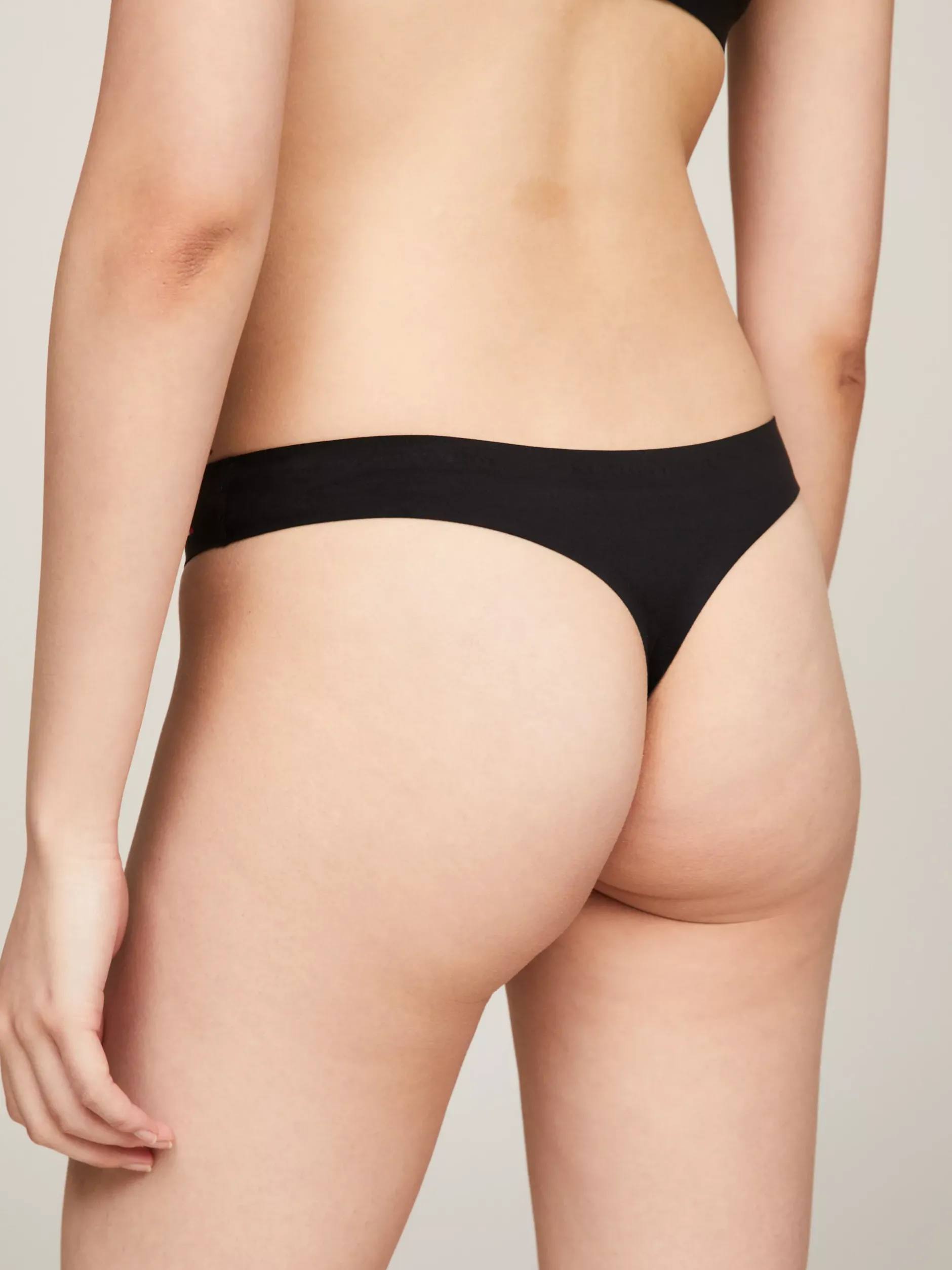 Figi|Bielizna*Tommy Hilfiger Thongi TH Z Bardzo Miękkiego Materiału BLACK