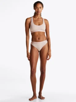 Figi|Bielizna*Tommy Hilfiger Thongi Z Dopasowanym Kolorystycznie Logo BALANCED BEIGE