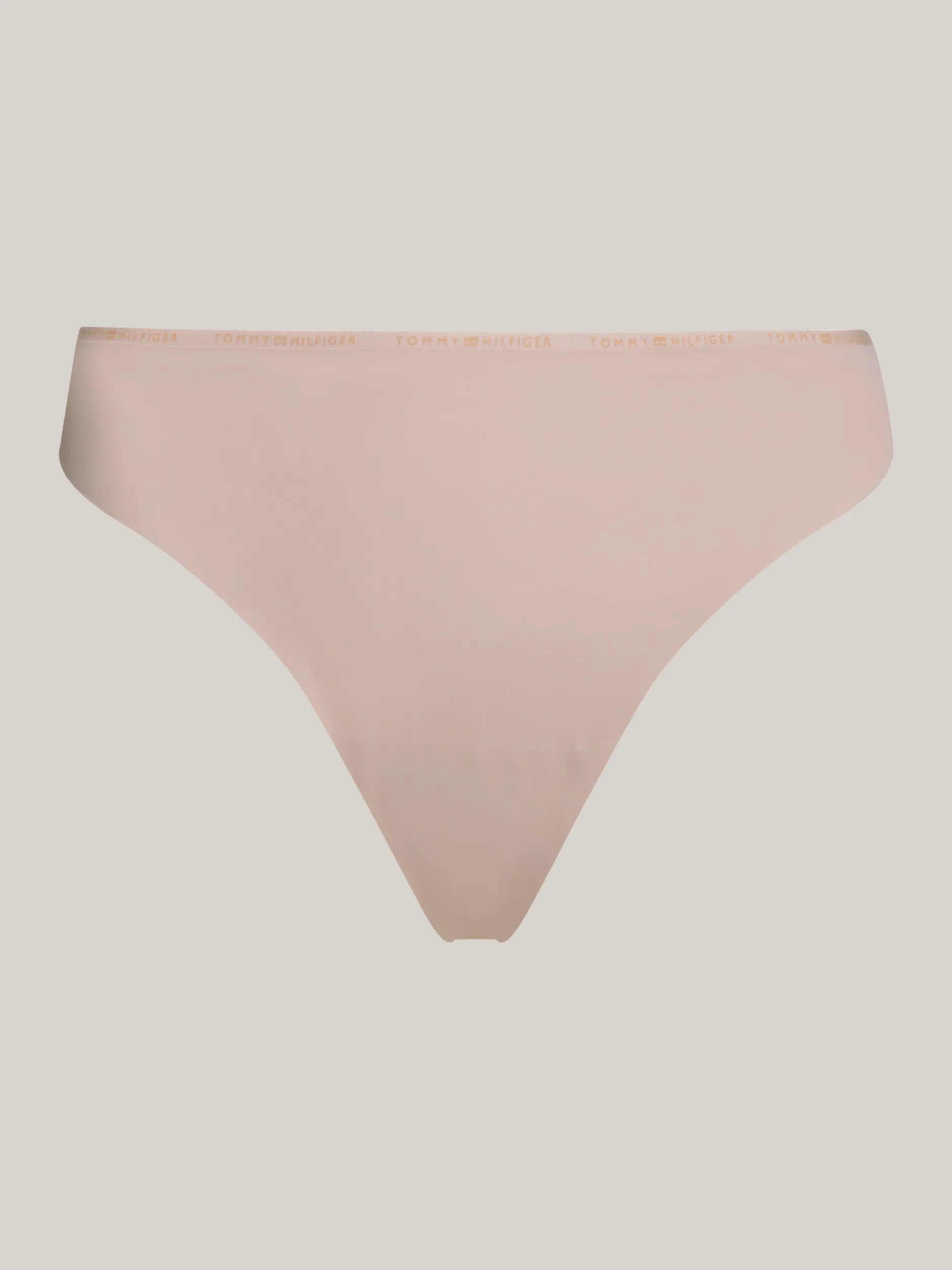 Figi|Bielizna*Tommy Hilfiger Thongi Z Logo W Kolorze Tła BALANCED BEIGE
