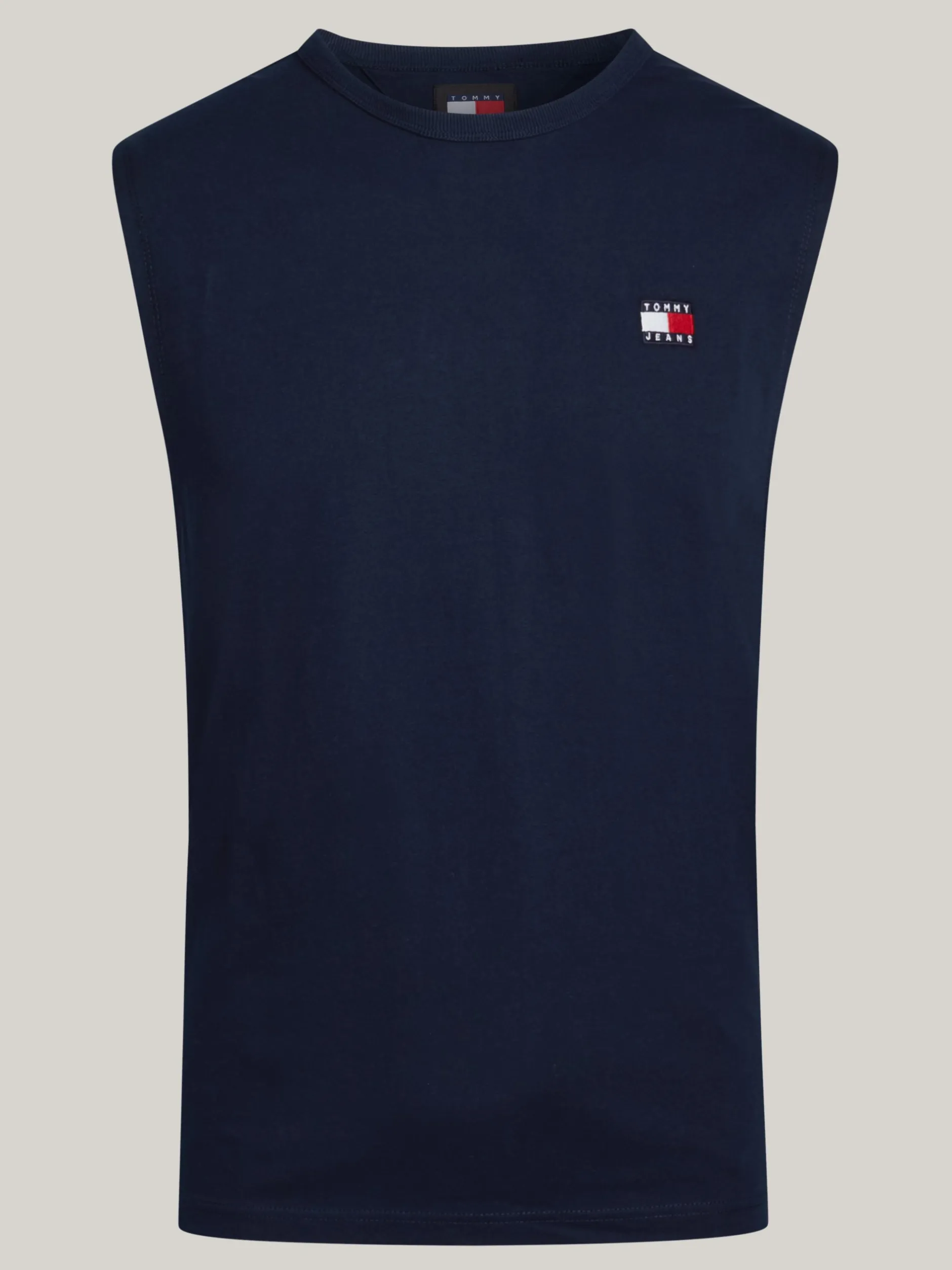 T-Shirty*Tommy Hilfiger Top Bez Rękawów Z Okrągłym Dekoltem DARK NIGHT NAVY