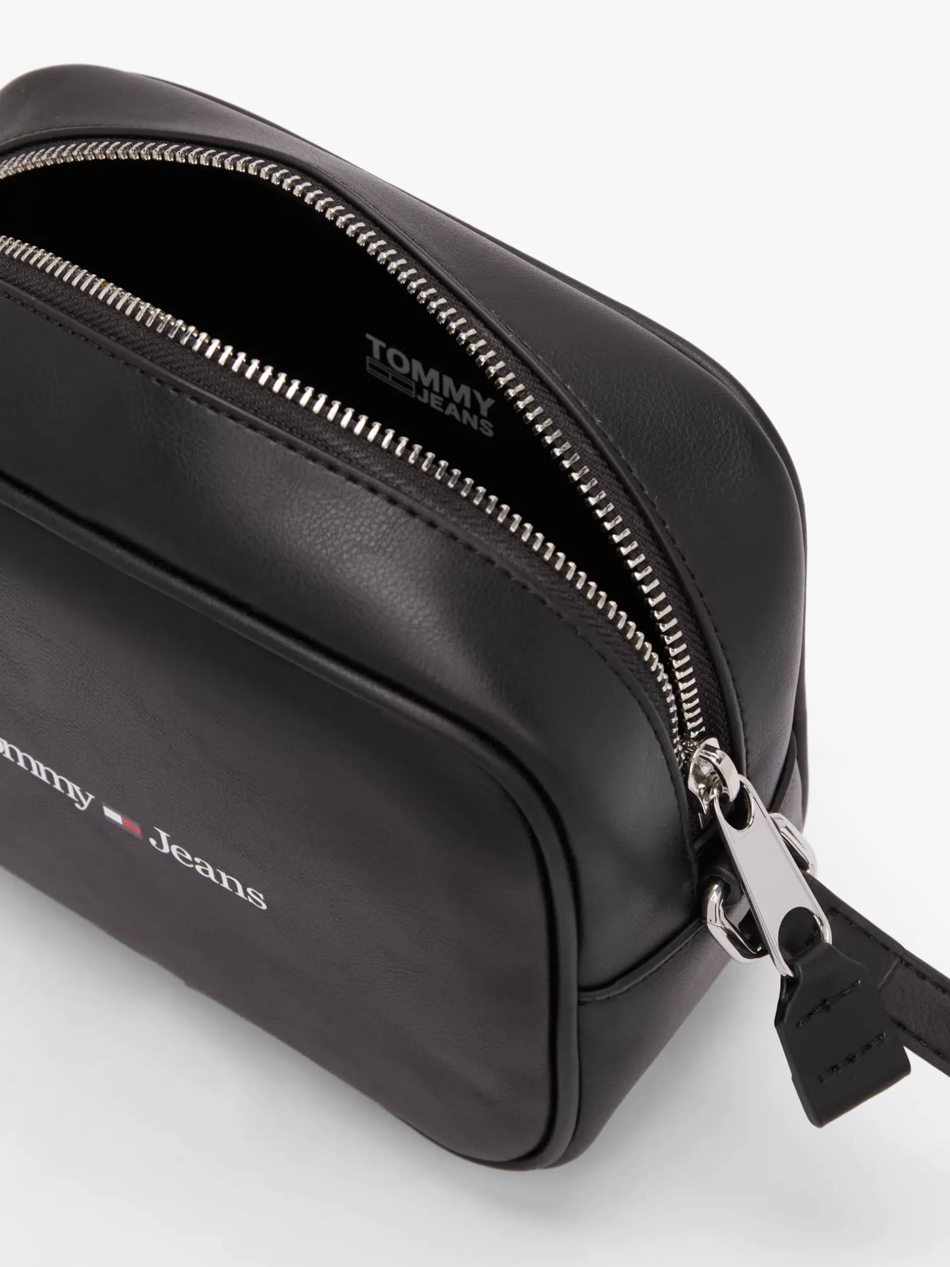Torebki Na Pasku*Tommy Hilfiger Torba Na Aparat Z Paskiem Na Ramię I Logo BLACK