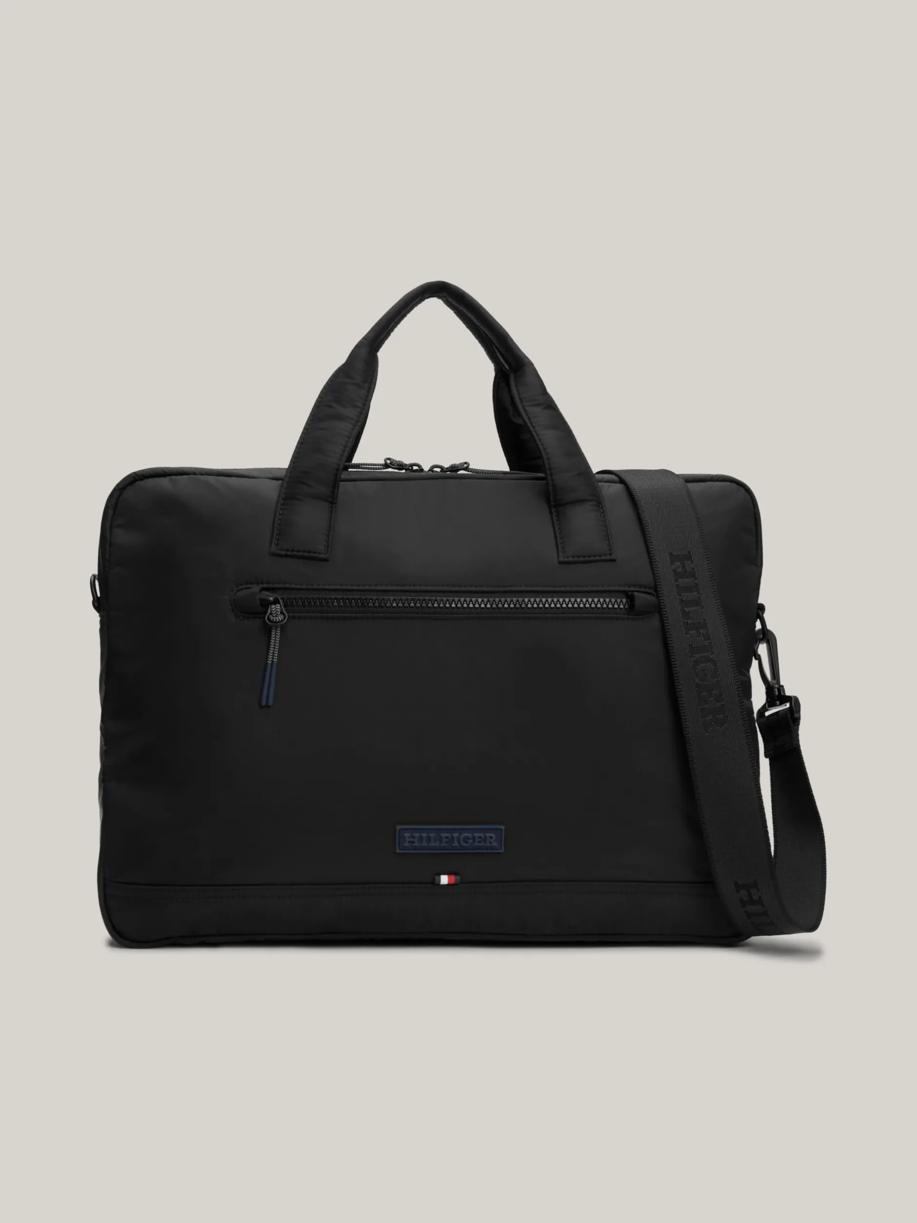 Torby Na Laptopa*Tommy Hilfiger Torba Na Laptop Z Monotypowym Logo Hilfiger BLACK