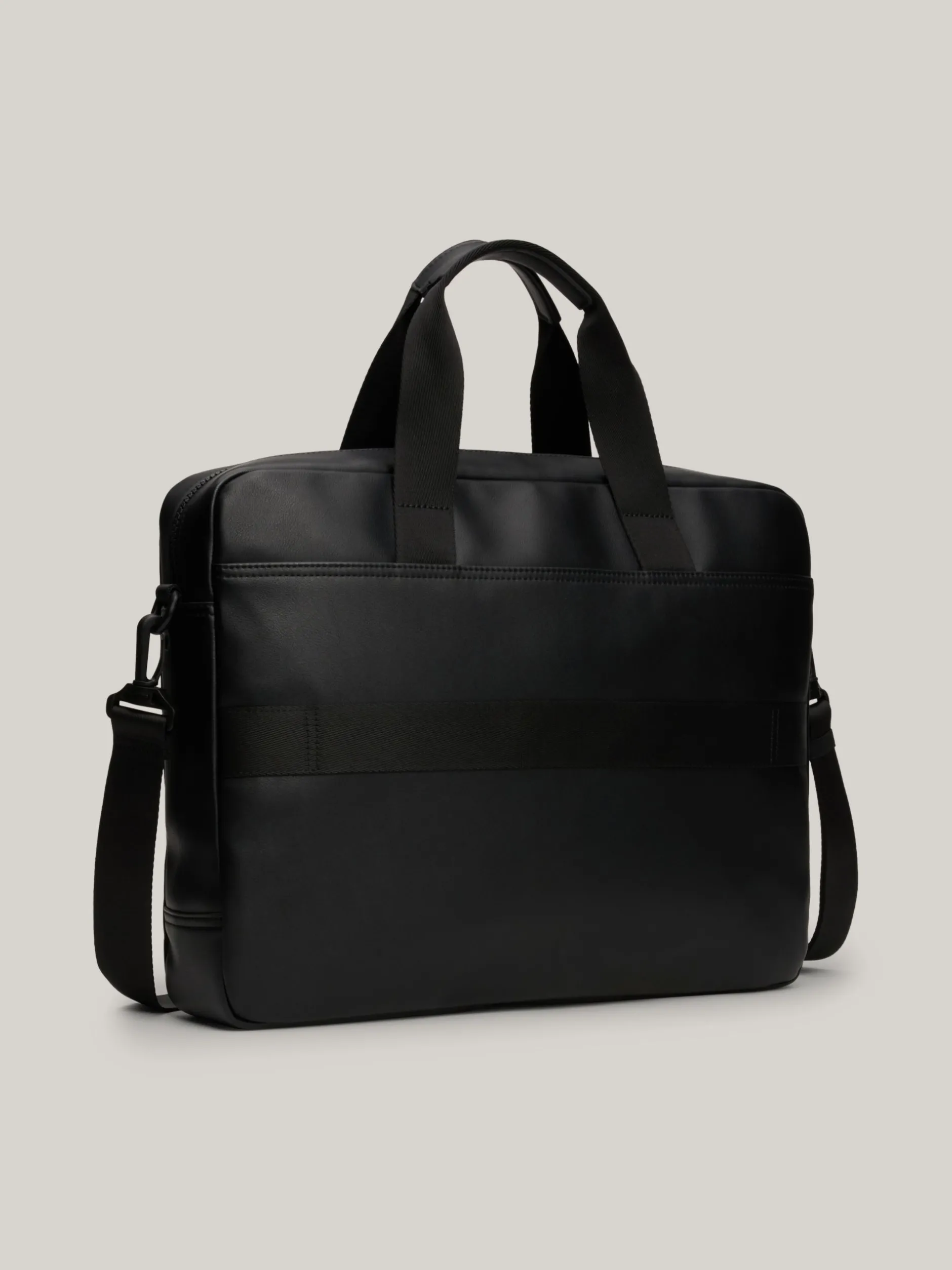 Torby Na Laptopa*Tommy Hilfiger Torba Na Laptopa Z Kontrastową Kieszenią BLACK
