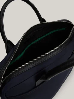 Torby Na Laptopa*Tommy Hilfiger Torba Na Laptopa Z Naszywką Z Logo SPACE BLUE