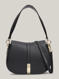 Torebki Na Pasku*Tommy Hilfiger Torba Na Ramię Heritage BLACK